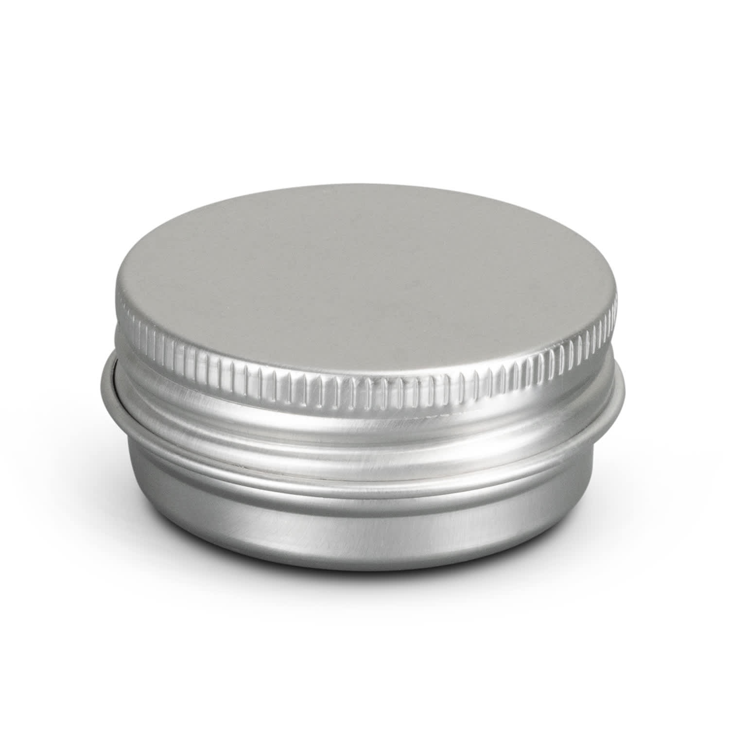 Silver Lip Balm Tin