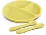 Yellow Kids Plate Set