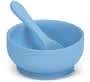 Pale Blue Kids Suction Bowl Set