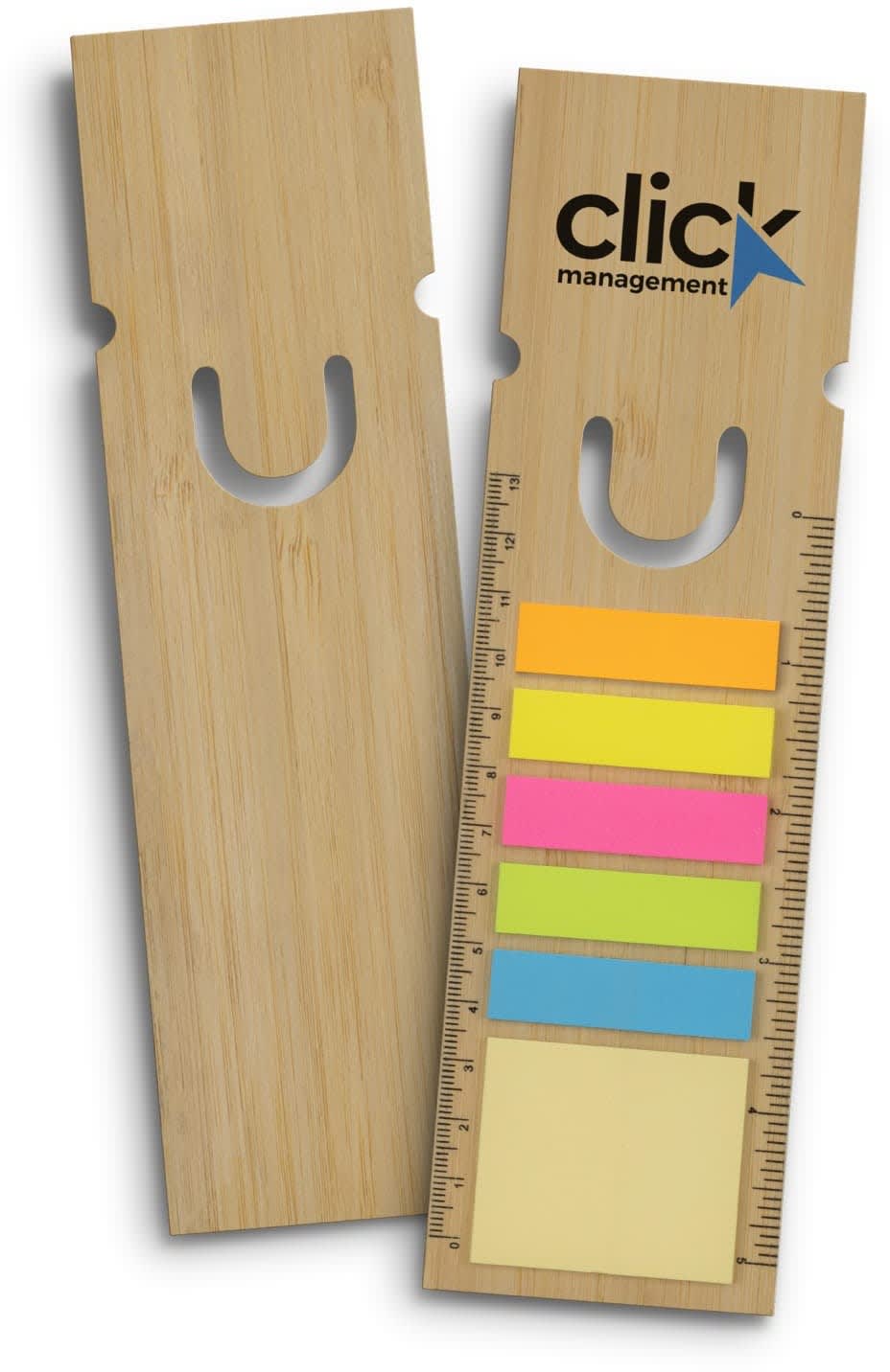 Bamboo Ruler Bookmark - Square