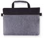 Grey/Black Montana RPET Felt Satchel