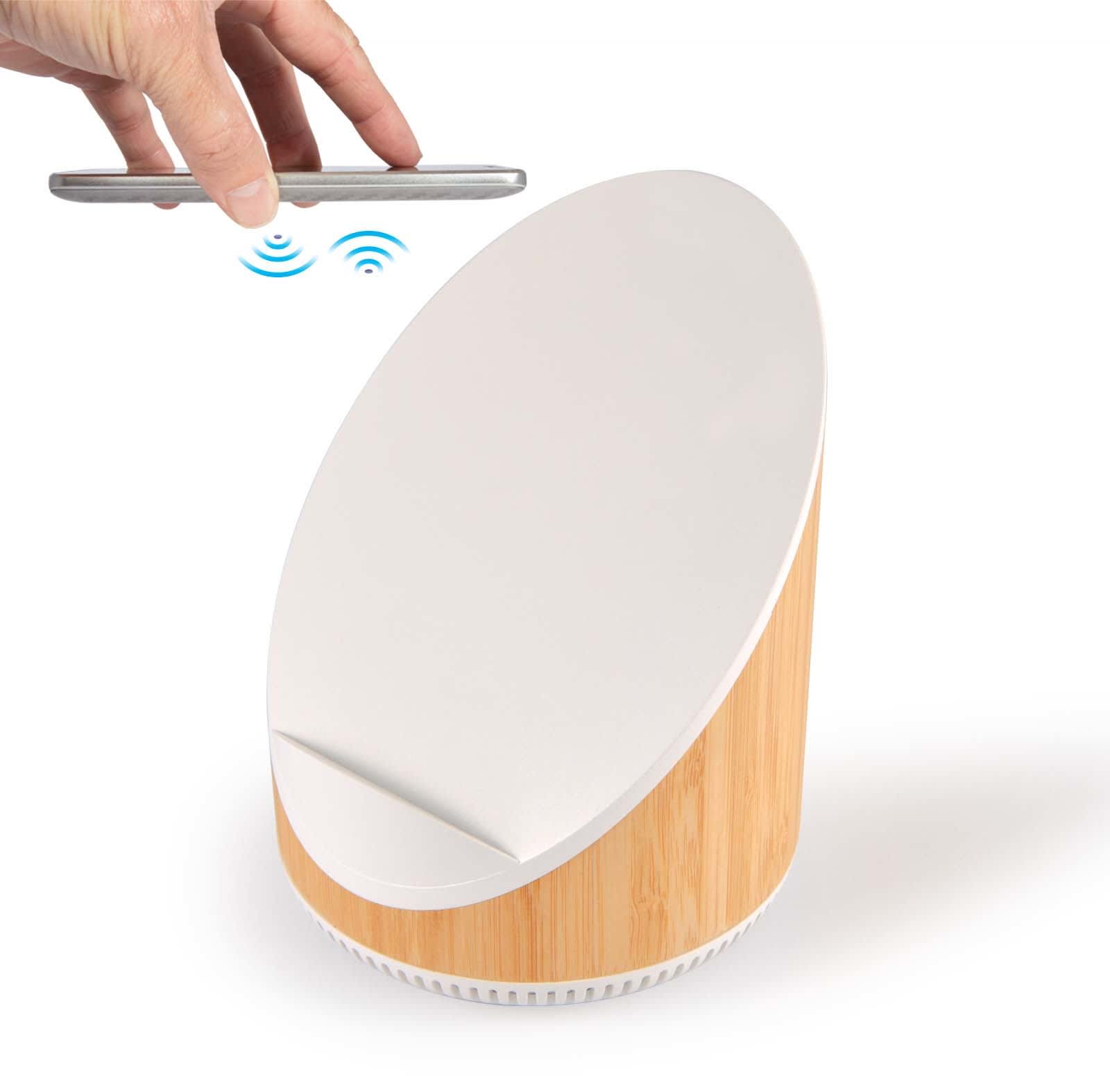 Bamboo Fresco Speaker &amp; Wireless Charger