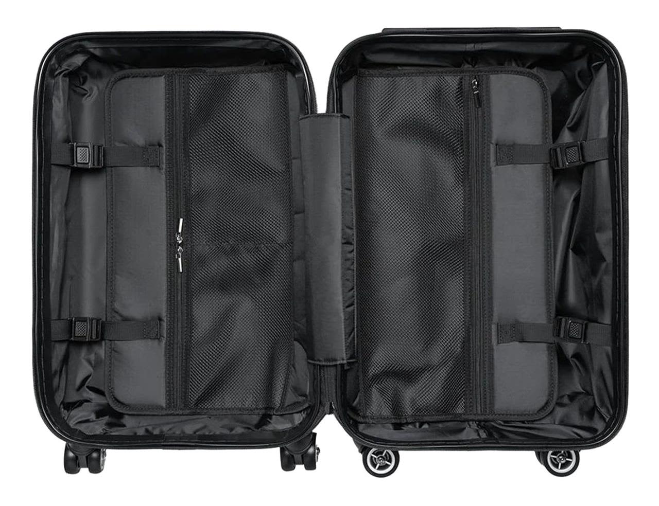 Black Traveller Hard Shell Carry On Suitcase