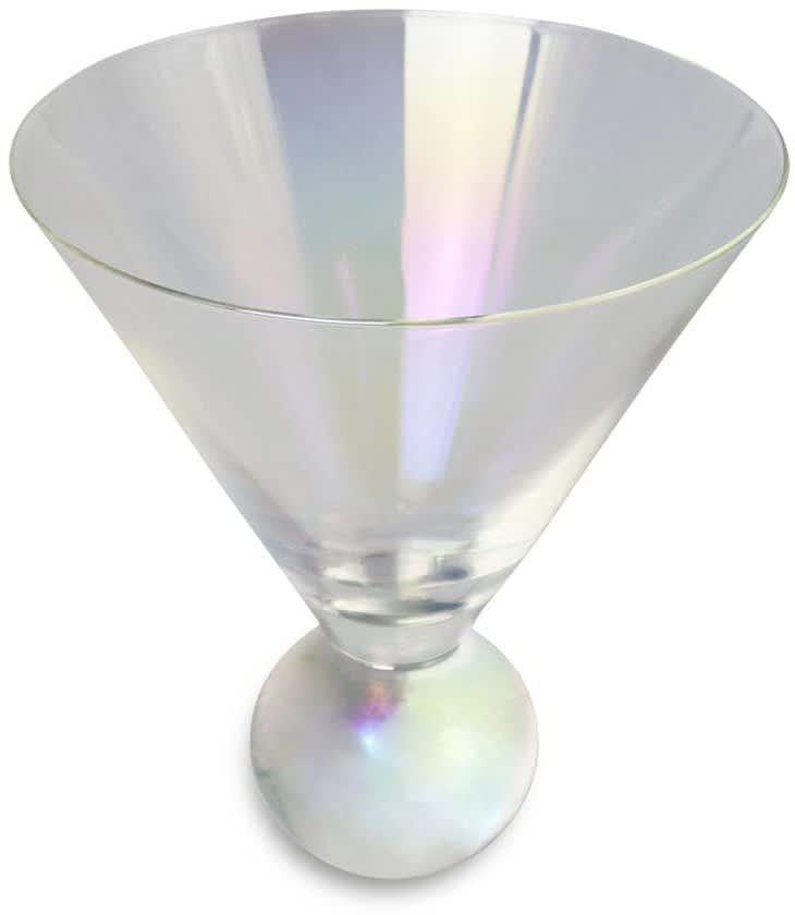 Aura Iridescent Martini Glasses