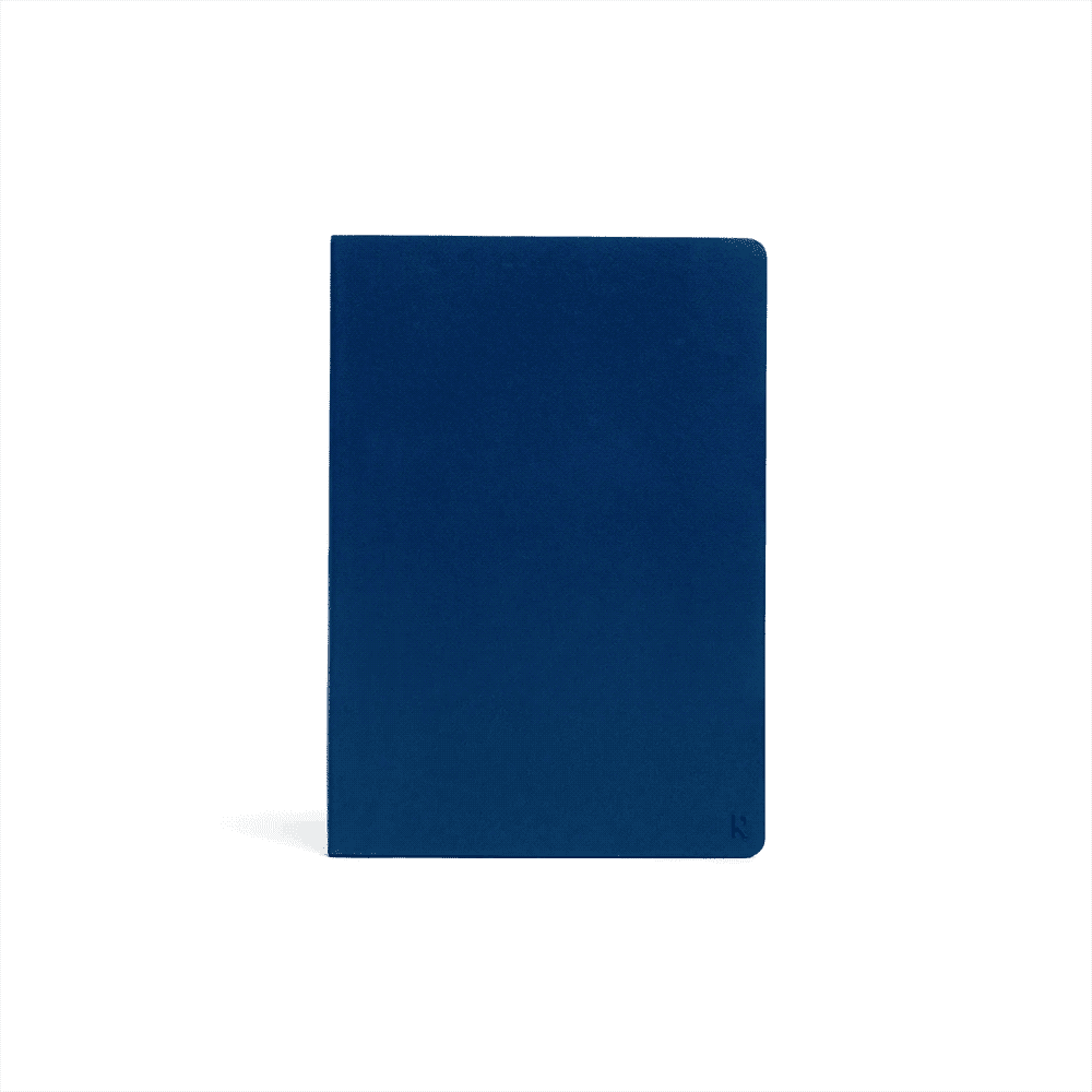 Navy Karst® A5 softcover notebook