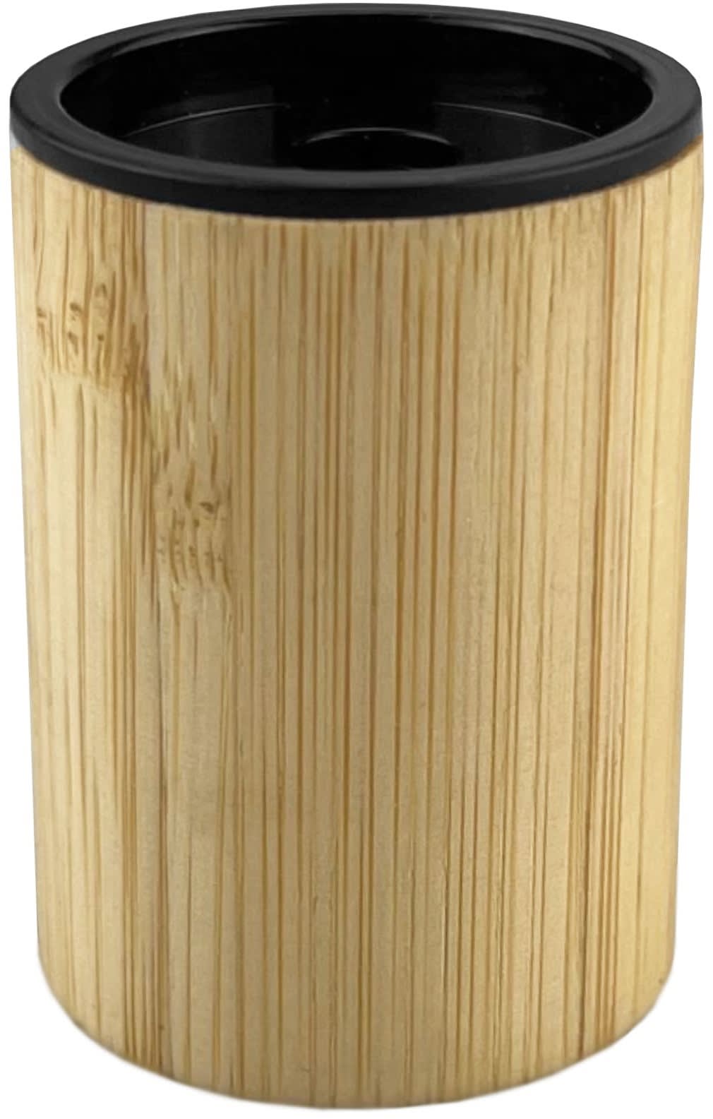 Black Bamboo Pencil Sharpener