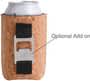 Flat Packed Cork Stubby Holder