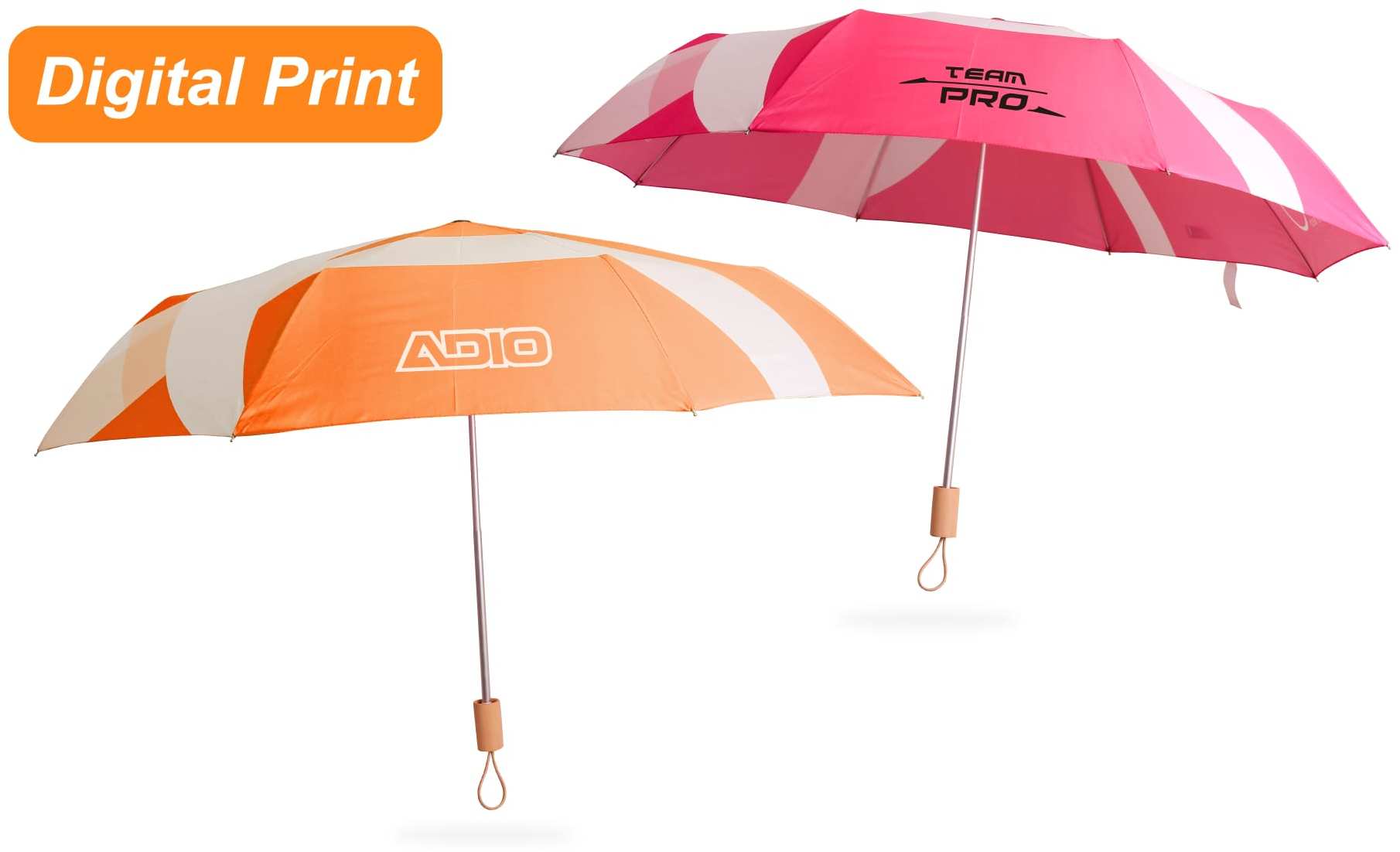 Custom RPET Lightweight Umbrella with Wooden Handle