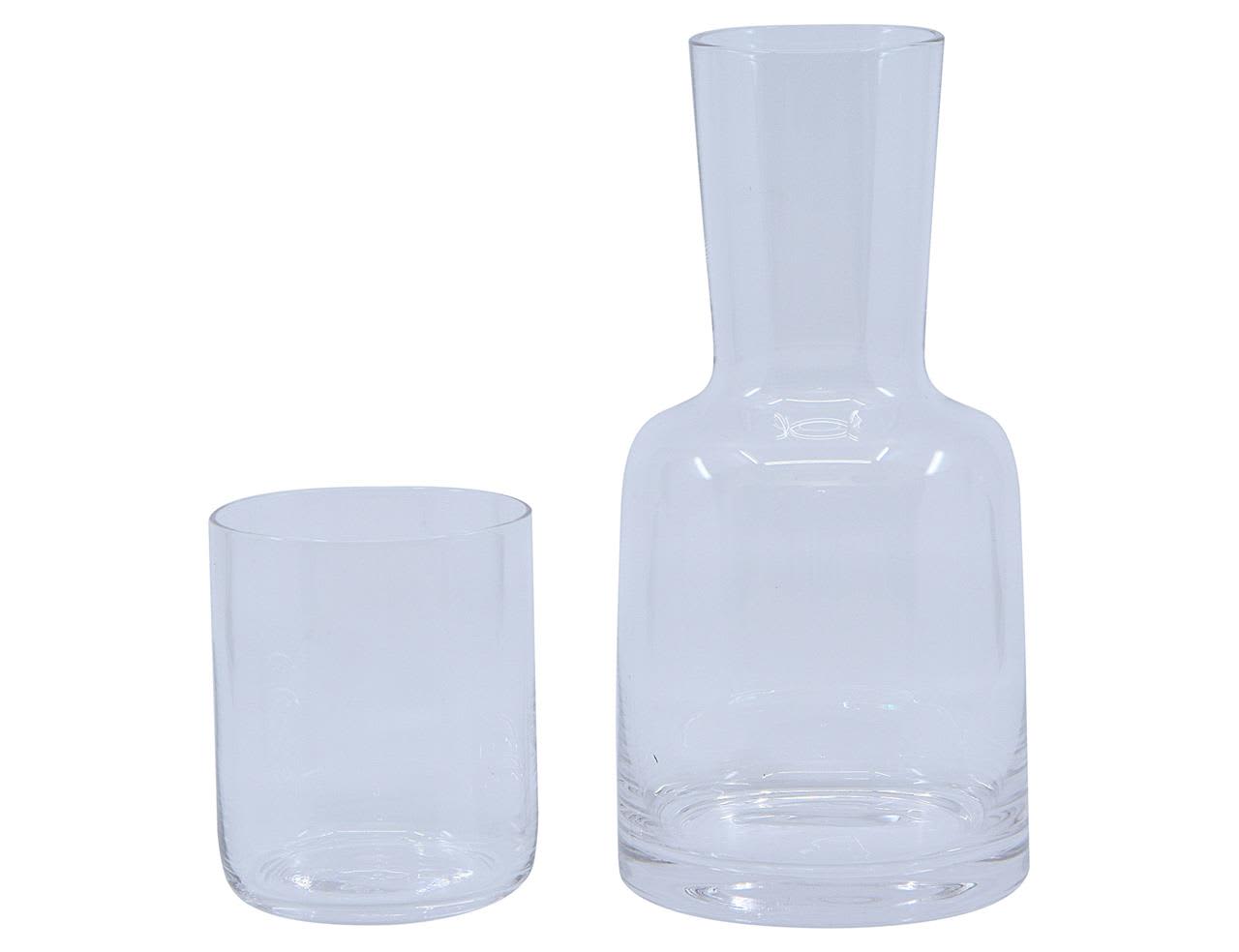 Clear Lux Carafe &amp; Tumbler Set