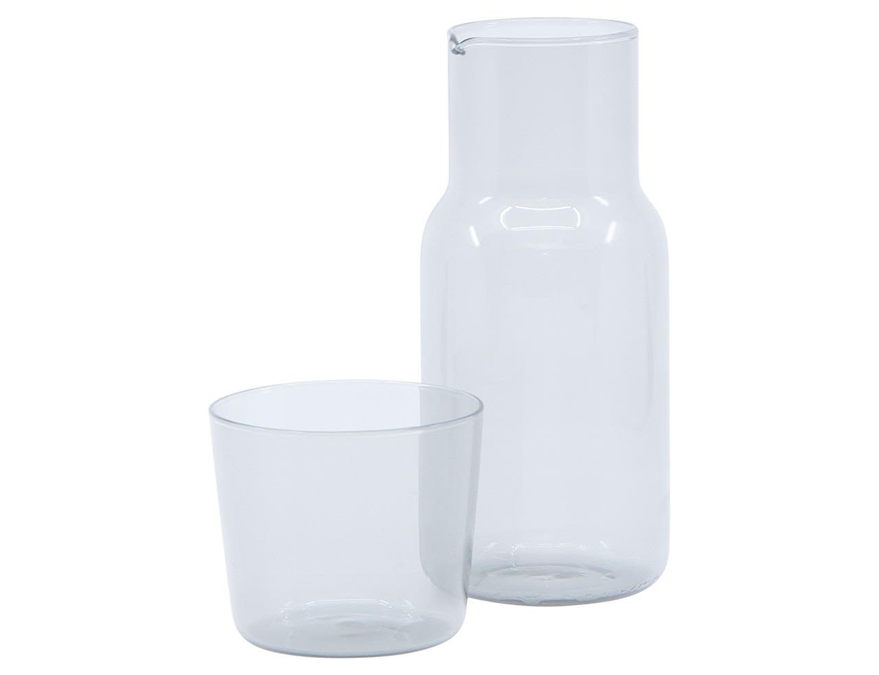 Clear Harmony Carafe &amp; Tumbler Set