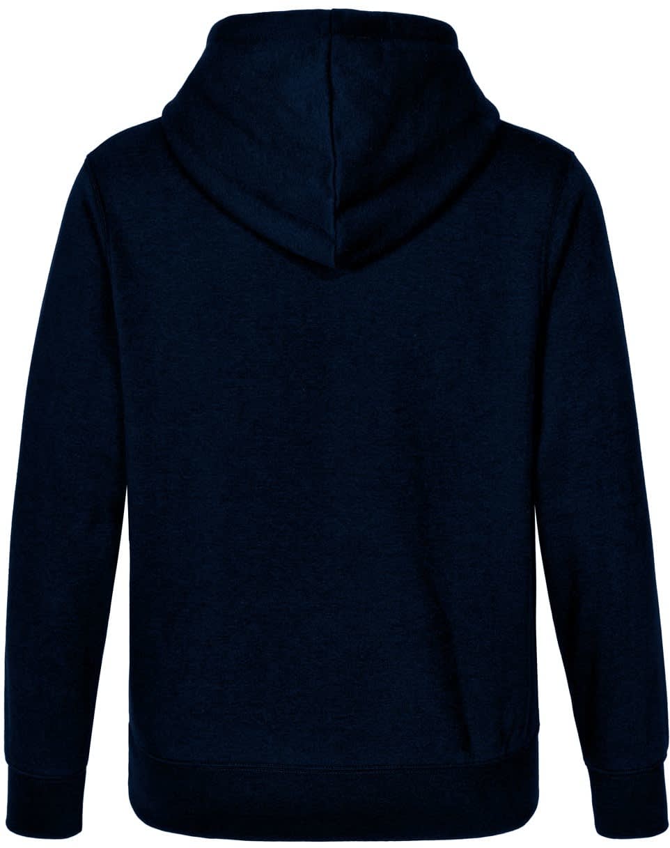 Adult's Close Front Contrast Fleecy Hoodie