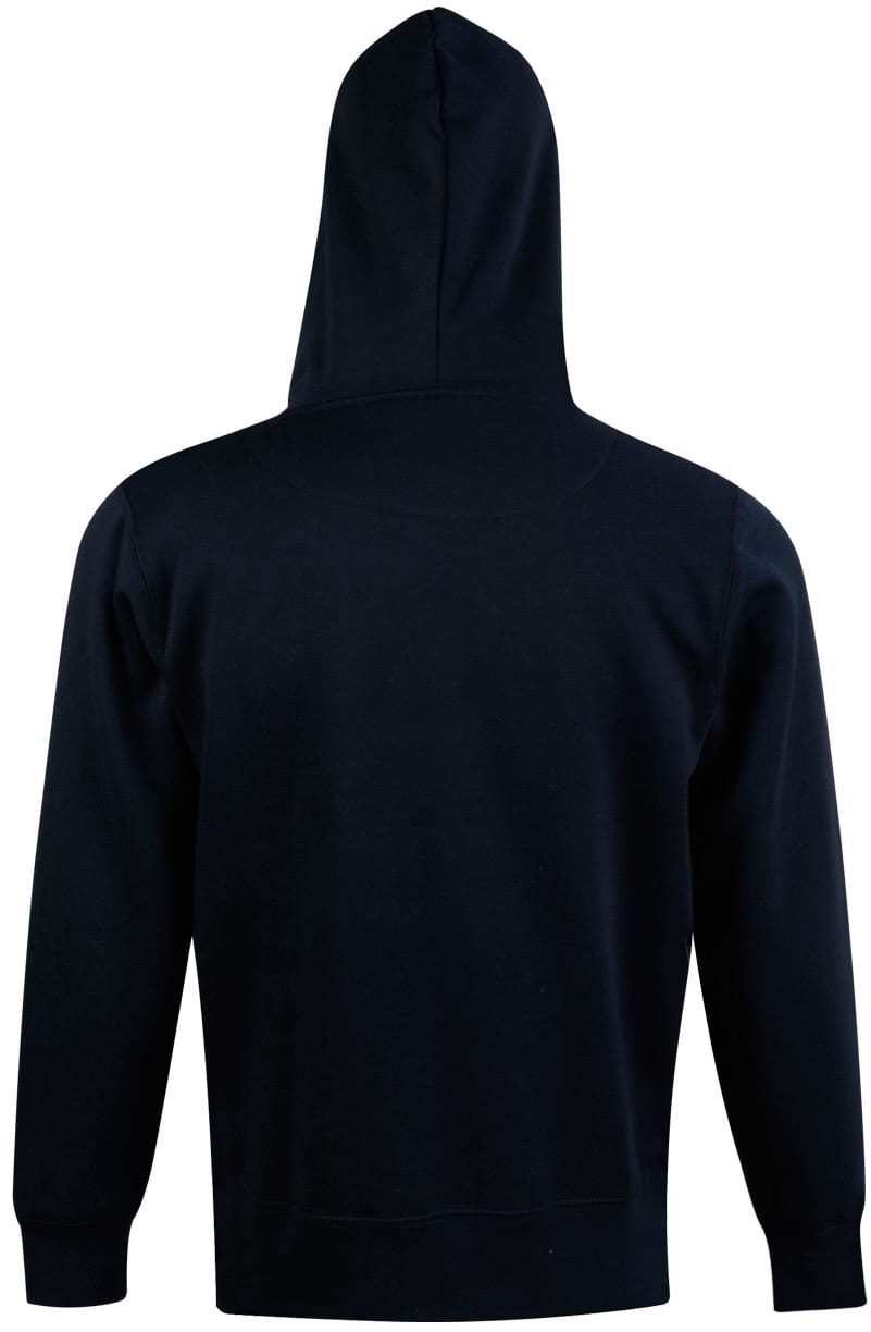 Adult's Close Front Contrast Fleecy Hoodie