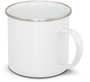 White Bendigo Enamel Mug - Full Colour