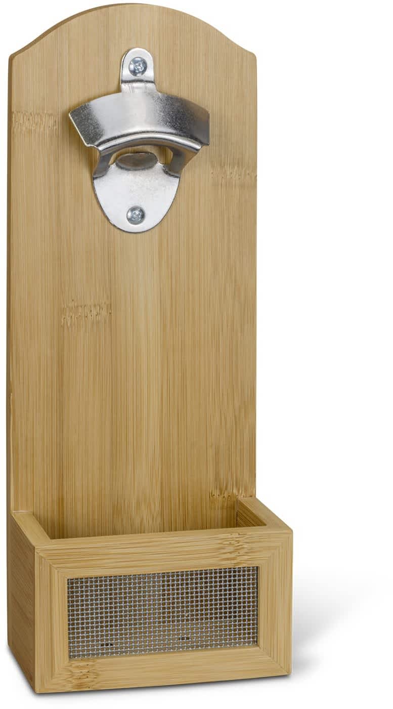 Natural NATURA Bamboo Wall Mounted Bottle Opener