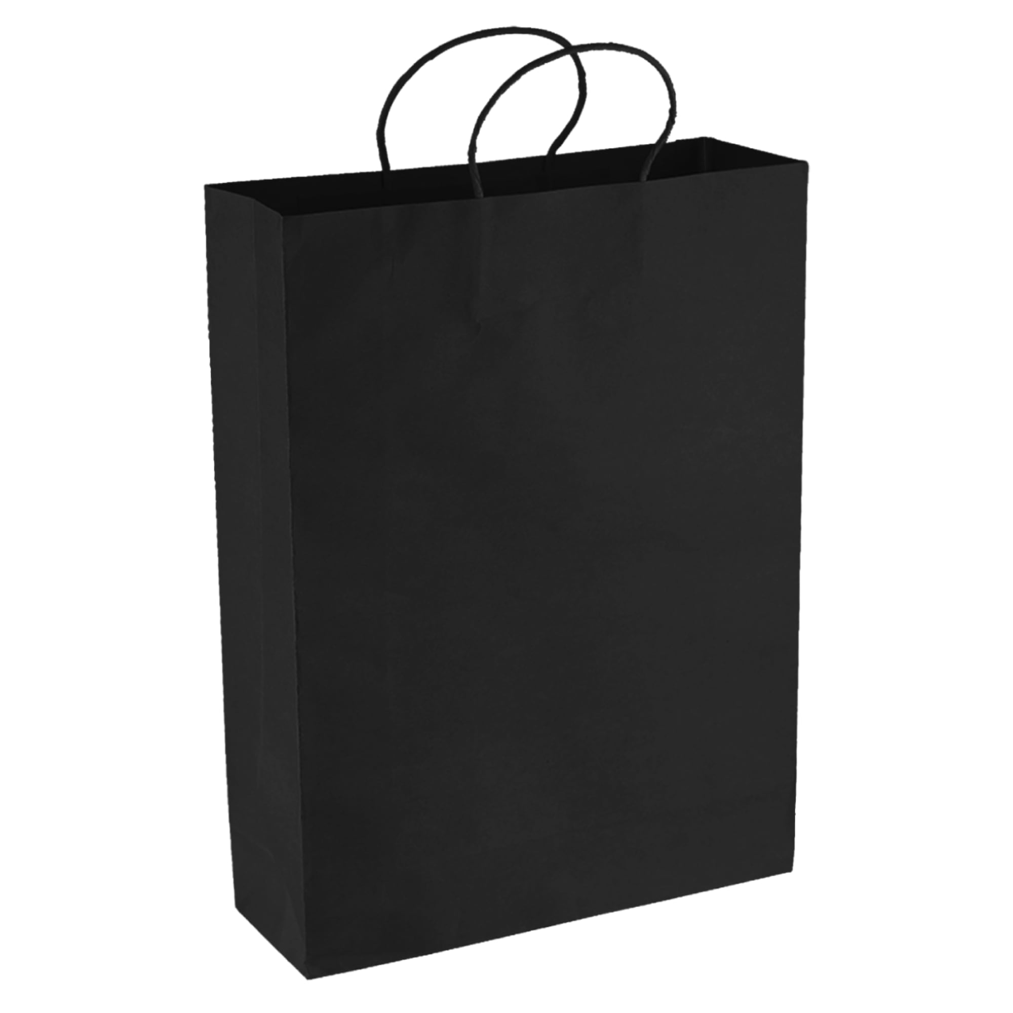 Black Paper Kraft Shopping Bag