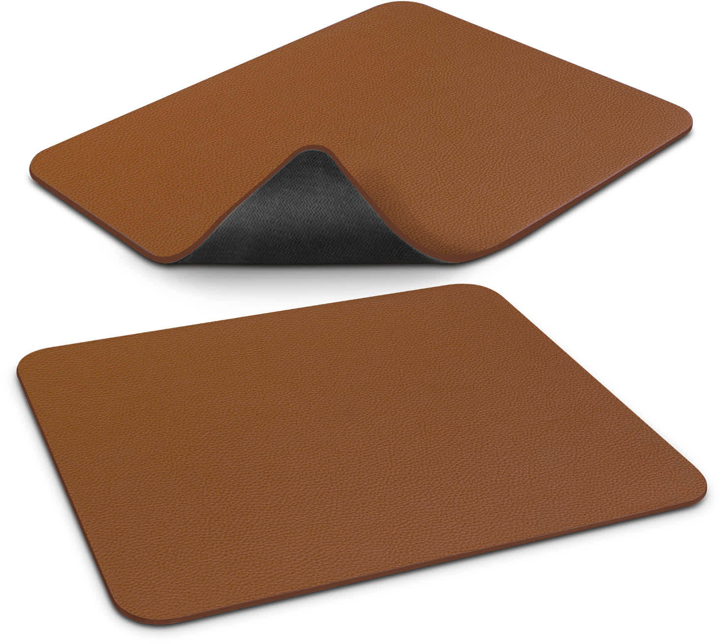 Brown Leatherette Mouse Mat