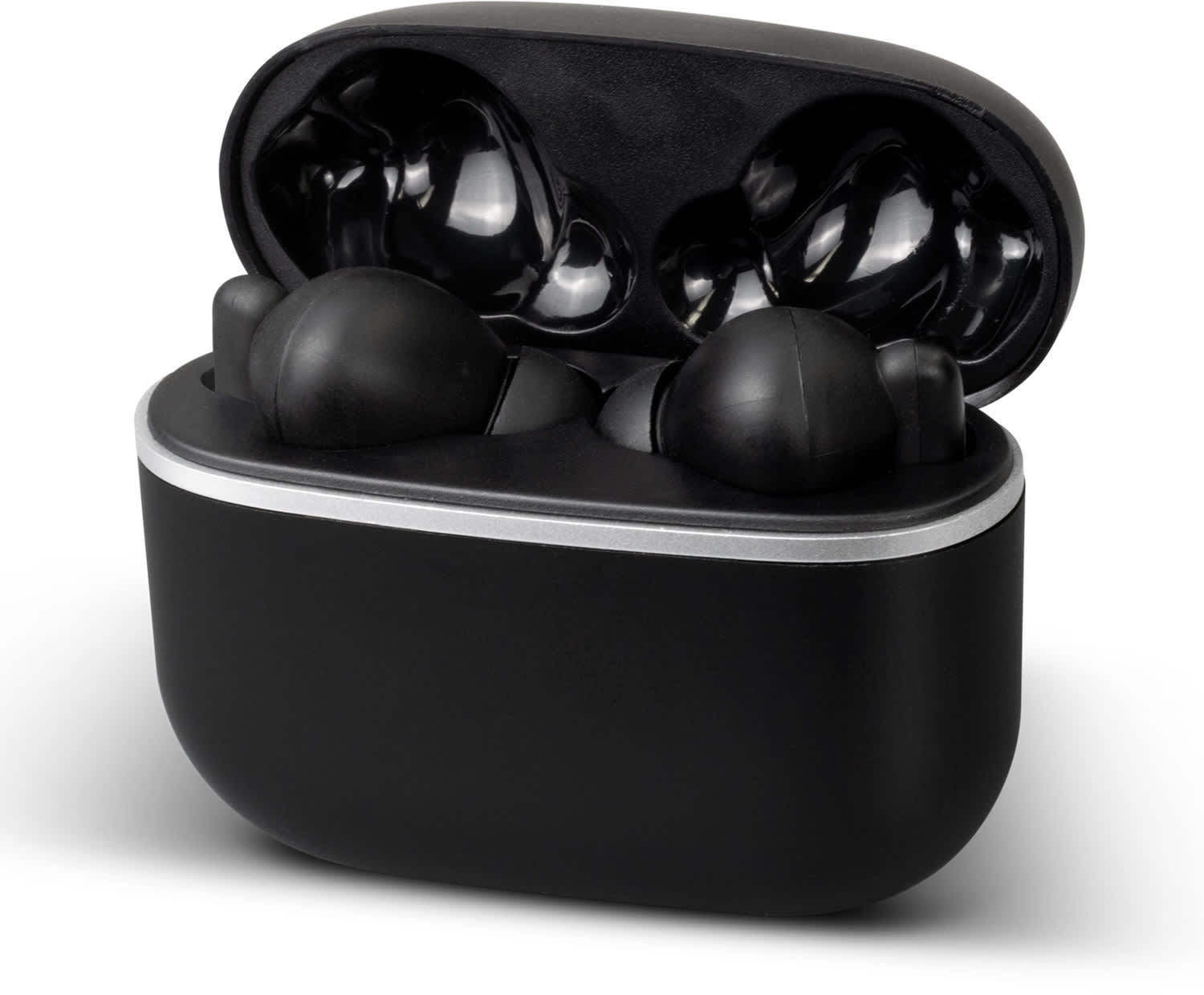 Black Swiss Peak TWS Earbuds 2.0