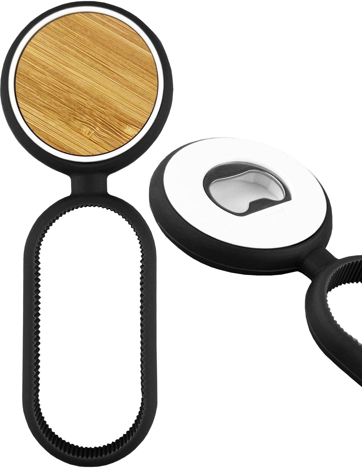 Multifuncation Bamboo Bottle Opener