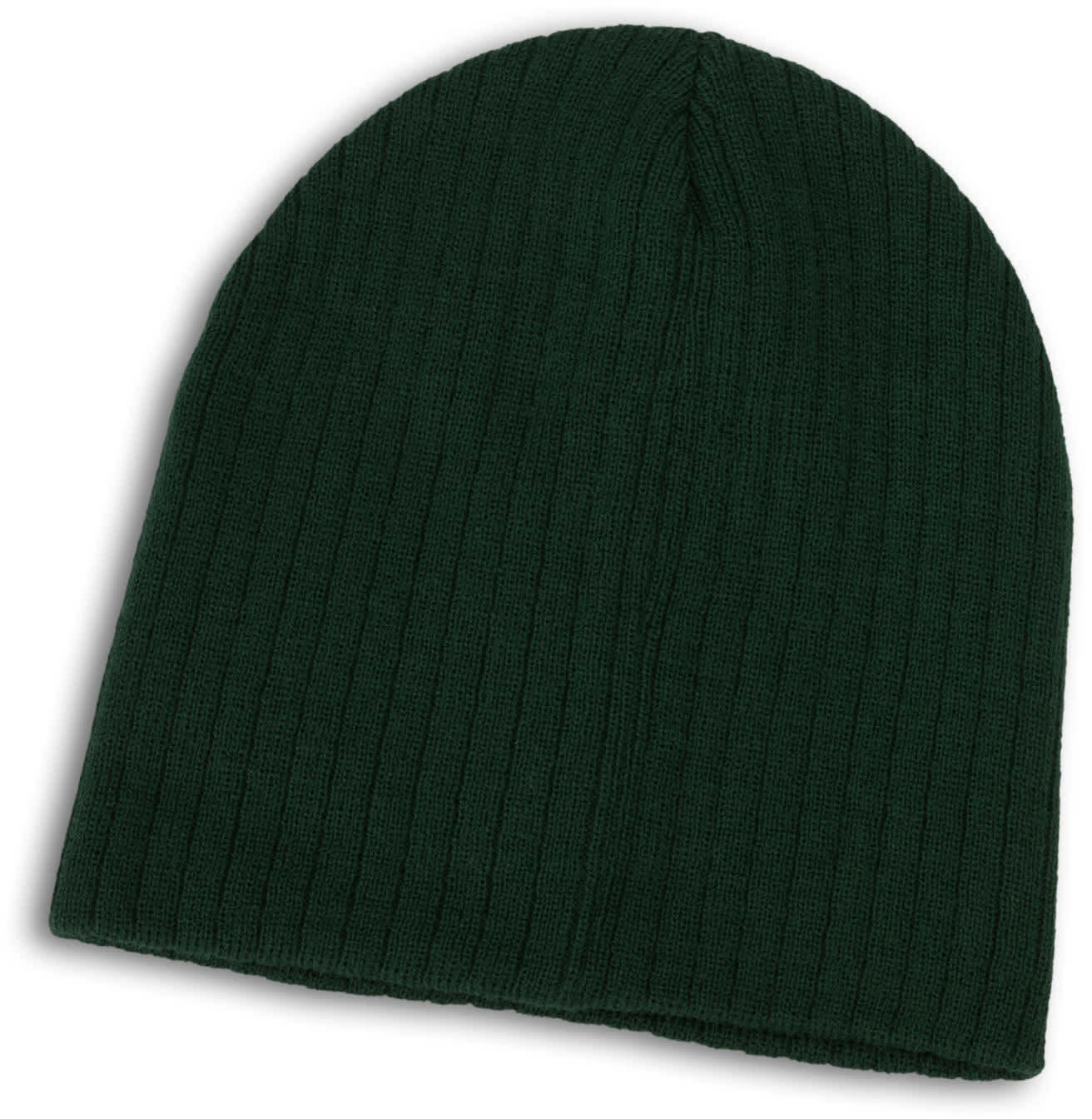 Bottle Green The Mode Cable Knit Beanie