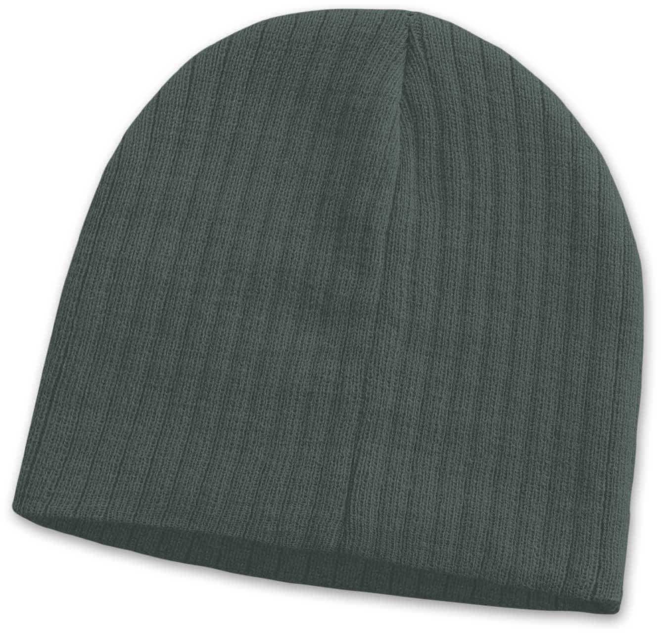 Charcoal The Mode Cable Knit Beanie