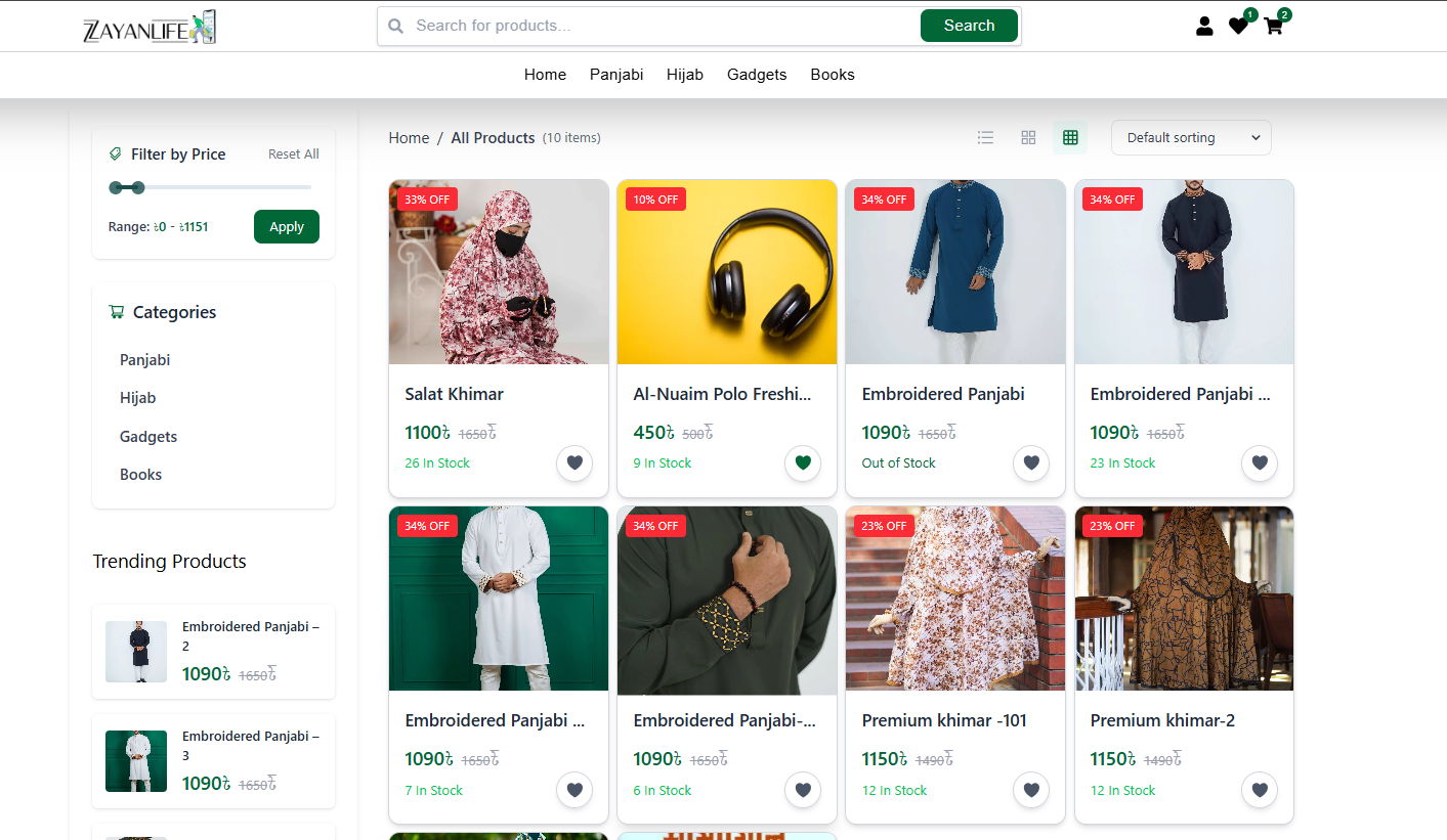 ZayanLife.com (Full Stack Project)
