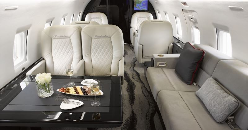 Challenger 604 Interior
