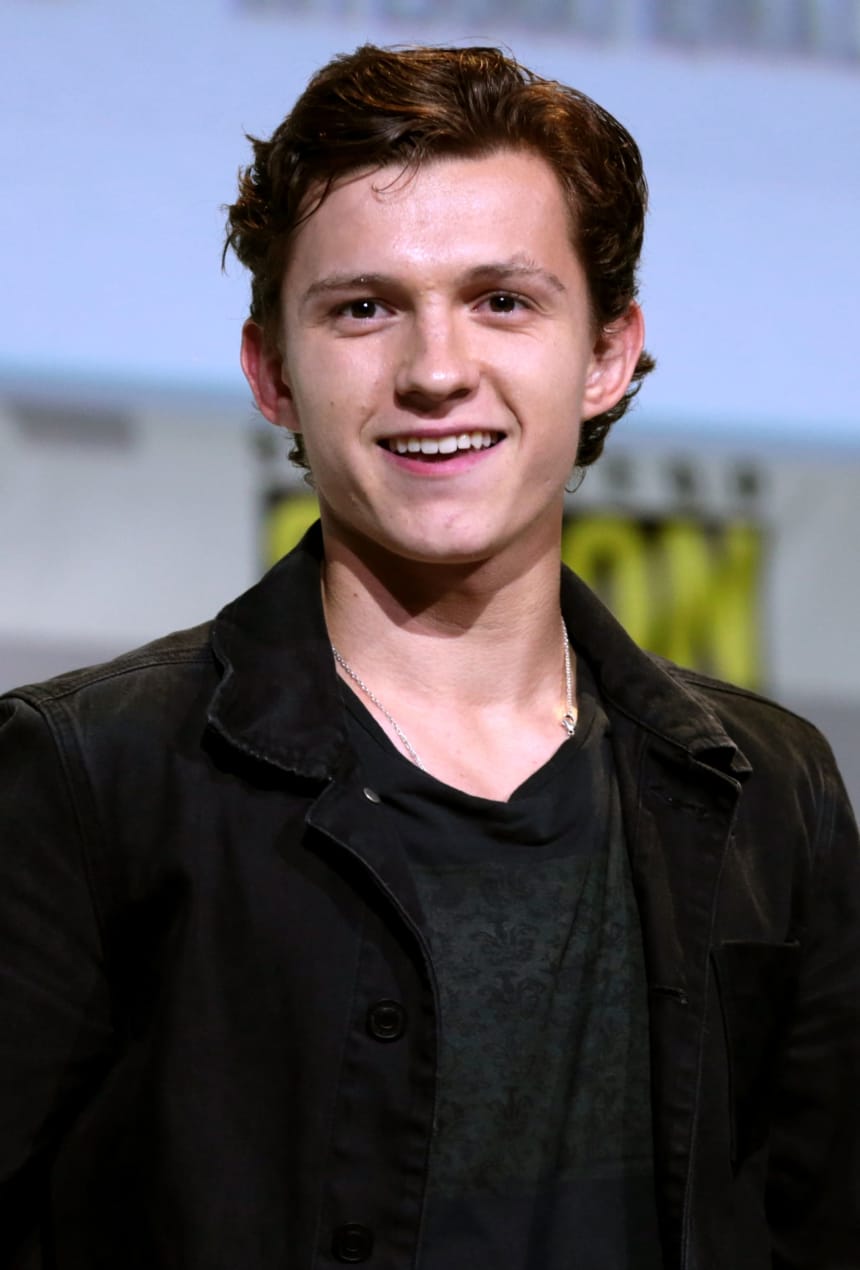 Tom Holland speaking at San Diego Comic-Con in July 2016