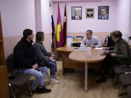 На приёме по вопросам благоустройства