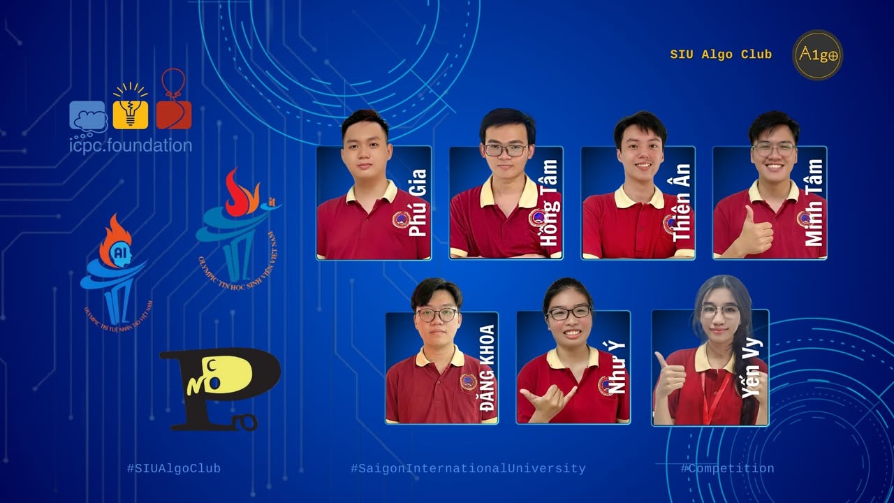 Hành trình OLP/ICPC 2025 của SIU Algo Club