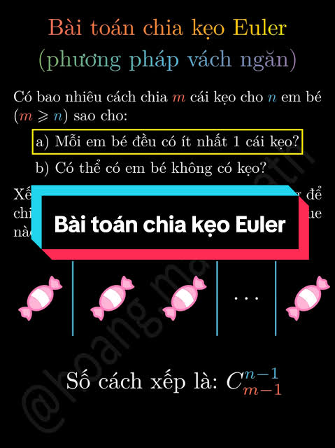 Bài toán chia kẹo Euler