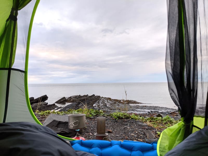 海邊露營
