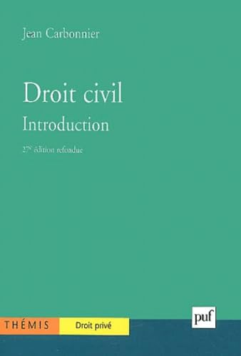 Droit Civil Introduction
