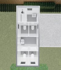 20ft Ablution Block