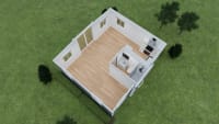 20ft Open Floor Plan with Bathroom