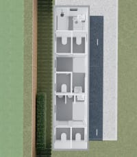 30ft Ablution Block