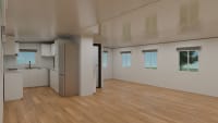 30ft Open Floor with Bathroom