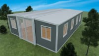30ft Open Floor with Bathroom