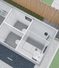 40ft Ablution Block