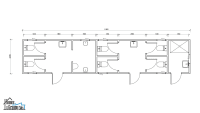 40ft Ablution Block