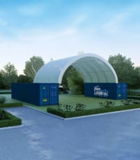 Container Dome 12×12×4.5m Double Truss