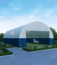 Container Dome 18×24×4.5m Double Truss