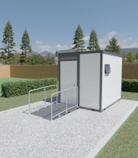 Large Ambulant Toilet with Shower