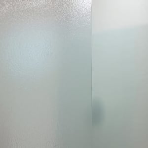 Glass Privacy Bathroom Door