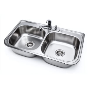 Stainless Steel Sink and Mixer
