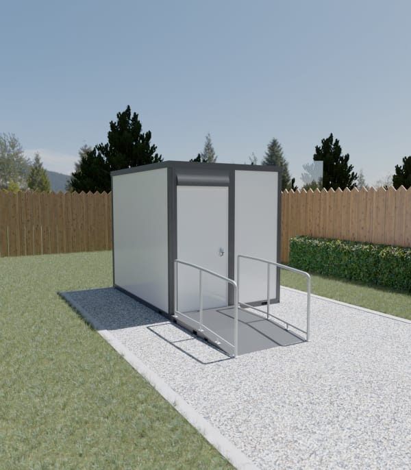 combo unit exterior view