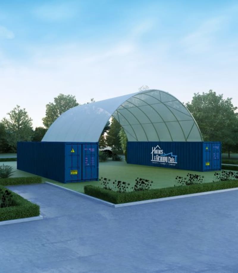 Container Dome 12×12×4.5m Single Truss
