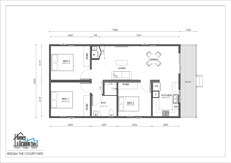Courtyard 80 — floorplan