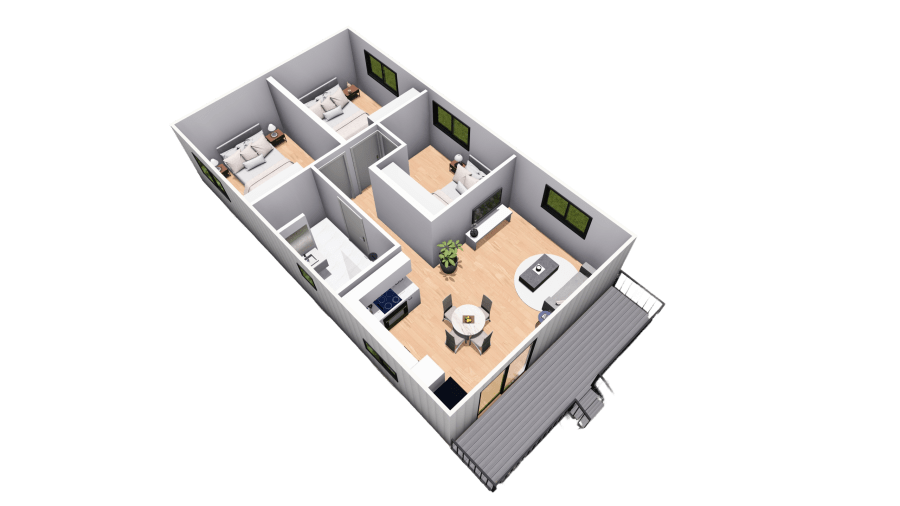 Raven 80 — isometric view