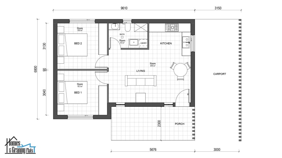 The DUO — floorplan