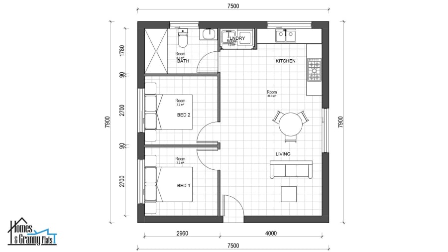 The FLEX — floorplan
